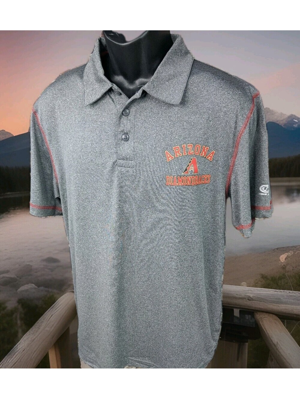 Arizona Diamondbacks MLB Dri-Fit Heatgear Lightweight Polo Shirt Golf Men Medium